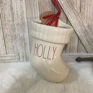 Rae Dunn Christmas Holly Wall Planter